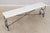 Traditional Wrought Iron Base Marble Top Console Sofa Table For Sale - Image 3 of 15