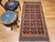 American Vintage Native American Navajo Rug, Handwoven Wool, Allover Geometric Pattern, 3x6 For Sale - Image 3 of 13
