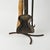 Vintage Iron Fireplace Tool Set Twisted Handles Five Piece Rustic Hearth Tools For Sale - Image 4 of 15