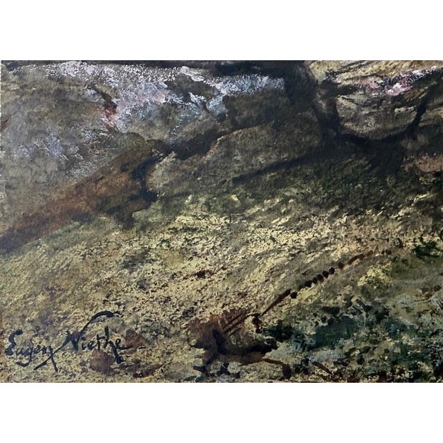 Eugen Niethe, Scottish Landscape, Threave Castle, 1900, Watercolor, Set of 2 For Sale - Image 9 of 17