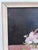 Textile Vintage Original Flower Oil Painting, Flower Still Life - a Pair For Sale - Image 7 of 18