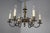 Gold Vintage Six-Arm Chandelier, 1970s For Sale - Image 8 of 15