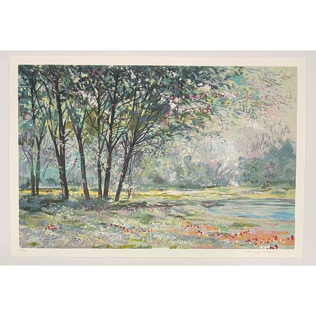 Michael Schofield Landscape Serigraph For Sale - Image 6 of 6
