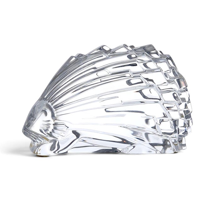 A Baccarat Crystal Porcupine figurine from the firm's collectible Animal Sculptures series, produced in France circa...