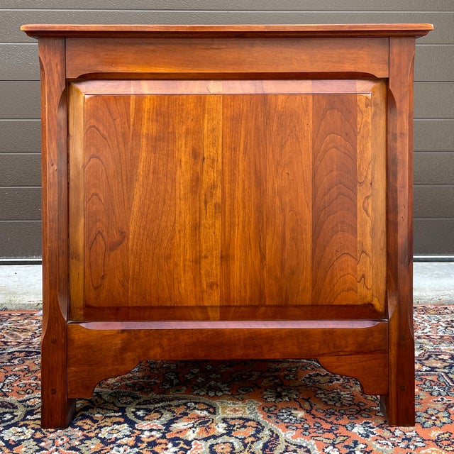 Lexington Furniture Vintage Lexington Bob Timberlake Collection Rustic Traditional Cherry 3 Drawer Nightstand or Side Chest For Sale - Image 4 of 10