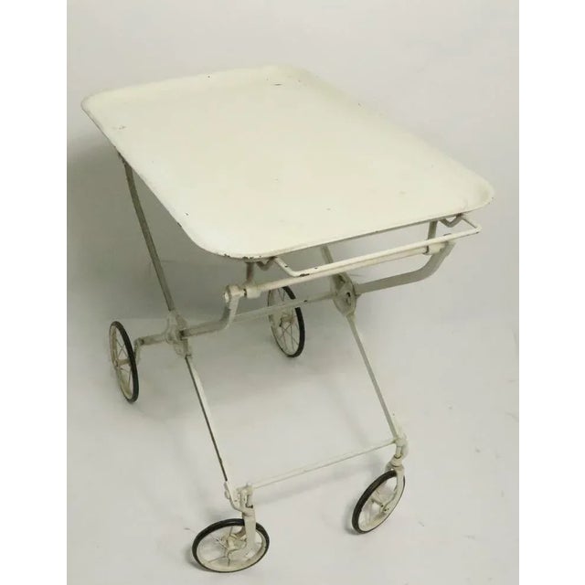 1920s Early Industrial Hospital Cart For Sale - Image 5 of 7