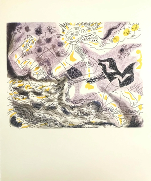 1973 Andre Masson Marchant Sur La Mer N. 45