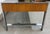 Wood Mid-Century Modern Walnut & Chrome Smoked Glass Coffee Table For Sale - Image 7 of 7