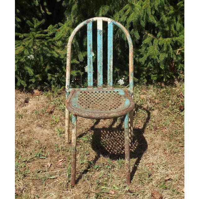 Iron Chair by Robert Mallet-Stevens for Tubor, 1920s For Sale - Image 11 of 11