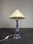 Postmodern French Zig Zag Faux Marble Table Lamp, 1980s For Sale - Image 9 of 12