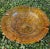 Mid-Century Modern Vintage 70's Large Heavy Amber Glass Ash Tray For Sale - Image 3 of 5
