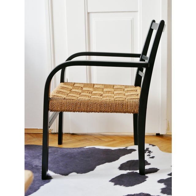 Bauhaus Bauhaus Wicker Chair, 1940s For Sale - Image 3 of 10