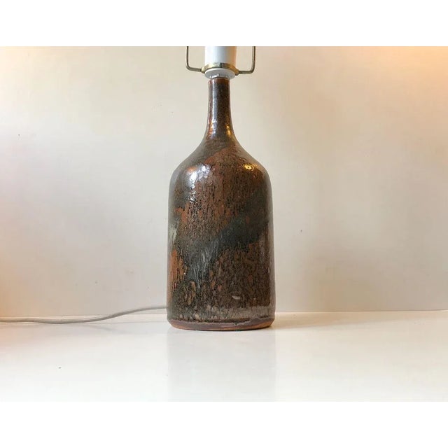 Danish Modern Stoneware Table Lamp from Conny Walther, 1970s For Sale - Image 11 of 17