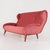 Pink Vintage Italian Three-Seater Sofa, 1960s For Sale - Image 8 of 15