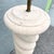 Ivory Postmodern Michael Taylor Style Ceramic Swirl Floor Lamp For Sale - Image 8 of 8