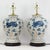 Pair of Vintage Brunschwig & Fils Cadiz Table Lamps - Blue and Cream Ceramic With Boar and Deer Motif For Sale - Image 15 of 15