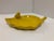 Yellow Yellow Glazed Ceramic Bird on Leaf Dish For Sale - Image 8 of 9