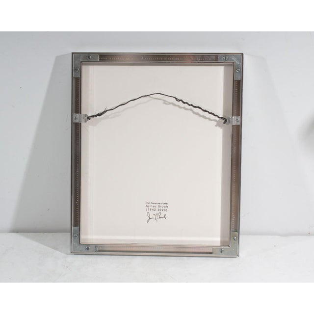 Paper 1960s Abstract Mixed Media Drawing by James L. Bruch For Sale - Image 7 of 8