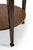 Modern Greg Sheres Style Bronze and Walnut End Table with Glass Top For Sale - Image 4 of 5