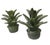 Moroccan Pair of Vintage Moroccan Emerald Glazed Ceramic Cactus Taper Candle Holders For Sale - Image 3 of 12