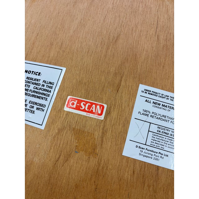 1960s Danish Teak Midcentury Dining Chair, by D-Scan For Sale In Los Angeles - Image 6 of 6