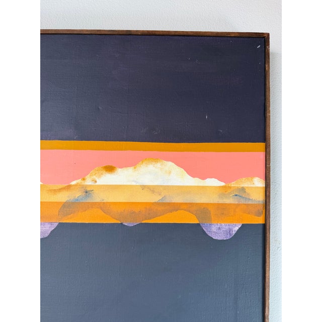 1979 John Almquist “Dream Series – Earth #7” Expressionist Abstract Oil on Canvas Painting, Framed For Sale In Miami - Image 6 of 13