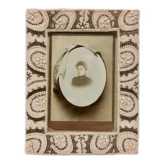 Antique Victorian Portrait Framed Photo For Sale