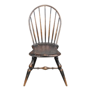 Late 20th Century Warren Chair Company Bow Back Windsor Chair Made in Rhode Island
