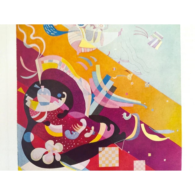 Wassily Kandinsky Vintage 1958 Abstract Modernist Lithograph Print " Composition IX " 1938 For Sale In Kansas City - Image 6 of 10