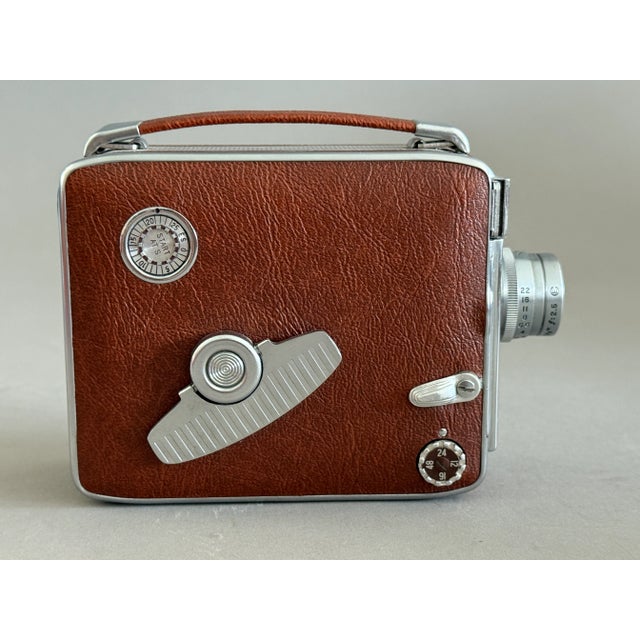 Metal Keystone 8mm Movie Camera Vintage Model Olympic K-32 For Sale - Image 7 of 10