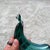 Blue Italian Murano Art Glass Iridescent Banana Sculpture For Sale - Image 8 of 8