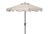 Zimmerman 11Ft Round Market Umbrella, Beige With White Trim For Sale In Philadelphia - Image 6 of 6