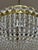 French Empire Style Crystal Basket Pendant Light, 1950s For Sale - Image 6 of 7