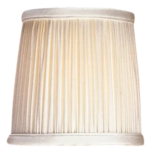 Chapman & Myers by Visual Comfort Signature 3" x 4" x 4" Silk Pleat Candle Clip Shade