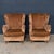 Vintage Italian Velvet Wingback Armchairs, 1960, Set of 2 For Sale - Image 3 of 18