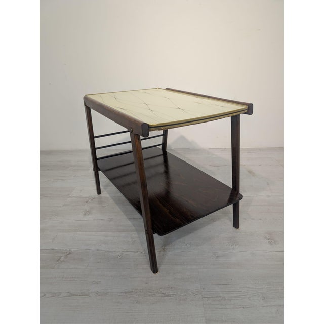 Brown Vintage Rockabilly Mobile Bar, 1960s For Sale - Image 8 of 16