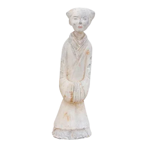 Antique Han Style Clay Chinese Statue