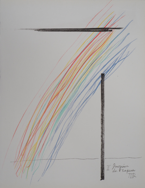 Man Ray, Invasion of Space, 1975, Lithograph