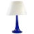 Cobalt Glass Table Lamp, 1960s For Sale
