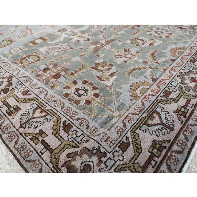 Galerie Shabab Collection Mid-20th Century Persian Malayer Accent Rug For Sale In New York - Image 6 of 7