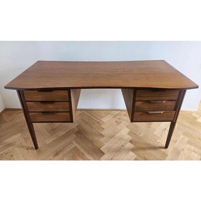 Mid-Century Teak Desk Table, Denmark, 1960s For Sale - Image 9 of 16