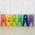 1970s Rainbow Giant Lucite Pop Art Clothespins - Set of 6 For Sale - Image 5 of 12