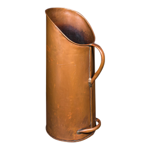 Antique Cornish Coal Shaker, English, Copper, Fireside, Umbrella Hoop, Victorian