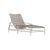 Brown Jordan Kantan Aluminum Suncloth Chaise Lounge, Dove frame with Mica fabric For Sale - Image 12 of 12
