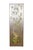 Three vintage gold and silver metallic painted hanging panels featuring a tropical bird / Crane / Stork theme with vines....