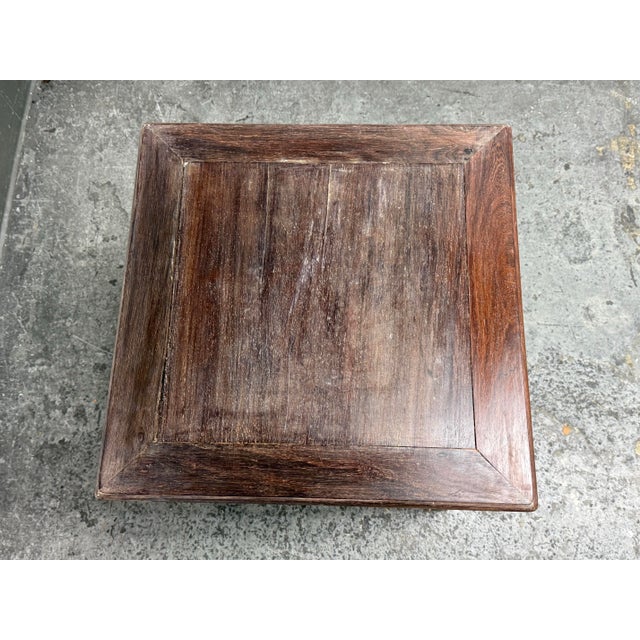 Vintage Asian Rosewood Side Tables, Pair For Sale In San Francisco - Image 6 of 12