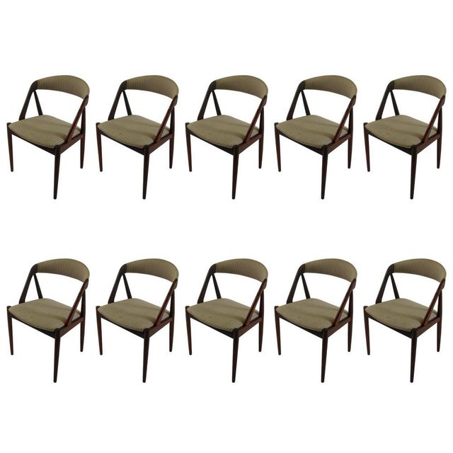 Teak Dining Chairs, Customizable Reupholstery, 1960s, Set of 10 For Sale - Image 16 of 16