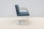 Ludwig Mies Van Der Rohe Brno Flat Bar Chair in Indigo Blue Vinyl by Gordon For Sale - Image 10 of 18