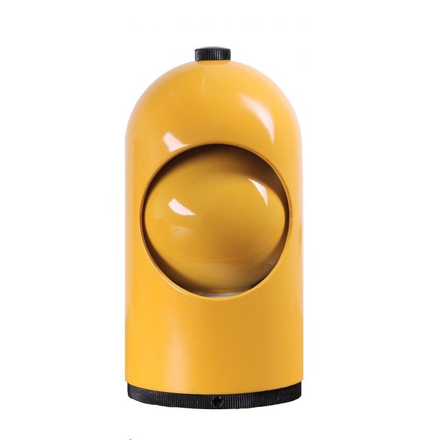 Yellow Interplay Eclipse Table Lamp from Lightolier, 1960s For Sale - Image 18 of 18