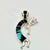 Award-Winning American Dine Navajo Silversmith Calvin Begay (1965, Gallup, NM) is a master at channel, mosaic and...